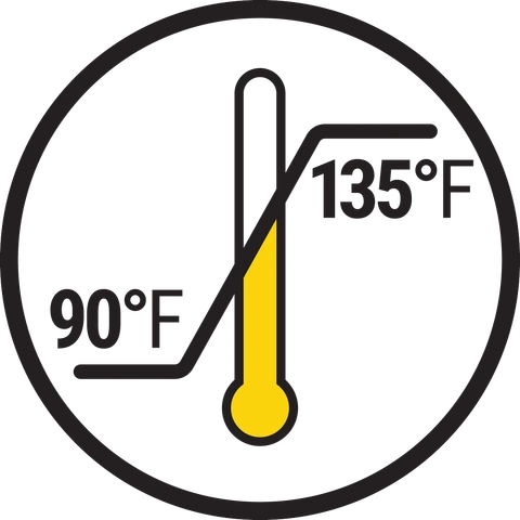 90-135 temperature