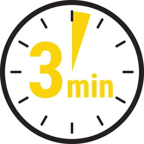 3 minutes
