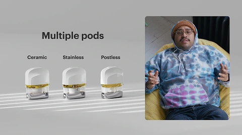 Pods tuned to the extract inside